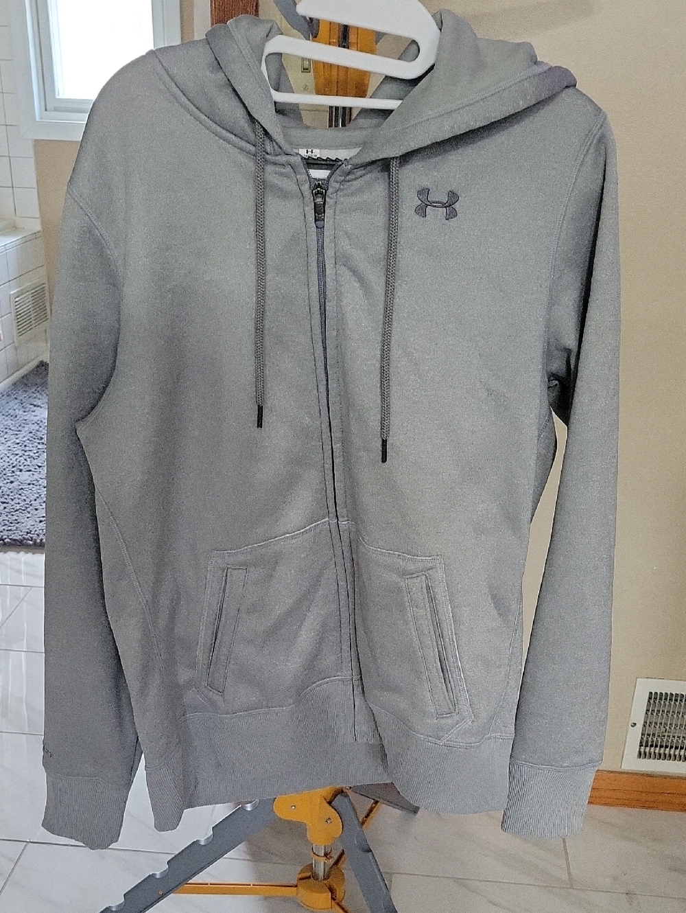 Under Armour Women's Gray Zip-Up Hoodie
